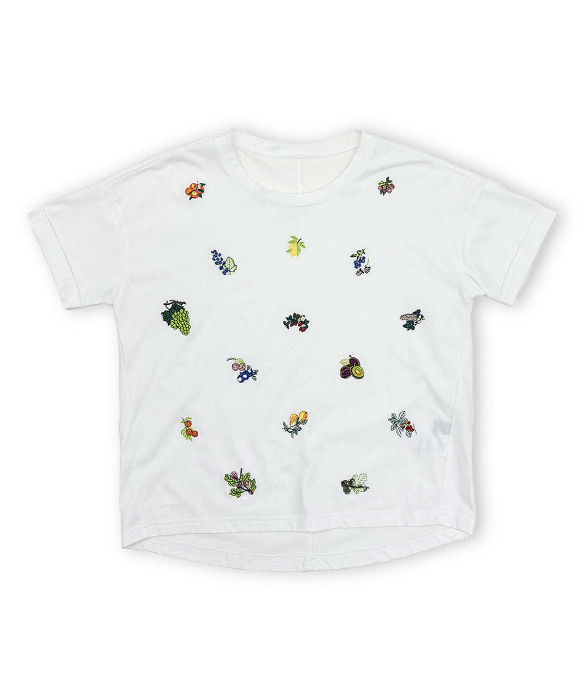 フルーツ刺繍Tシャツ