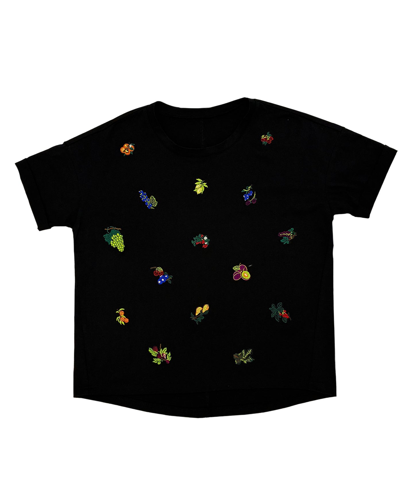 フルーツ刺繍Tシャツ
