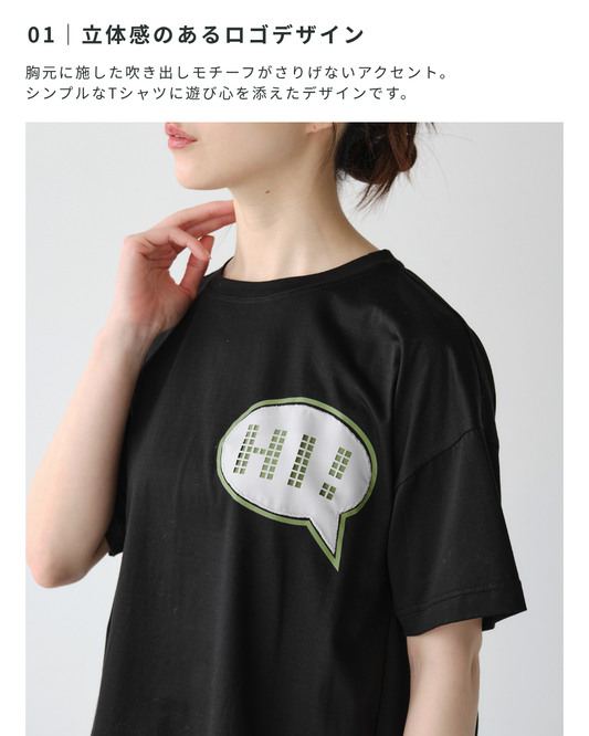 立体刺繍Tシャツ