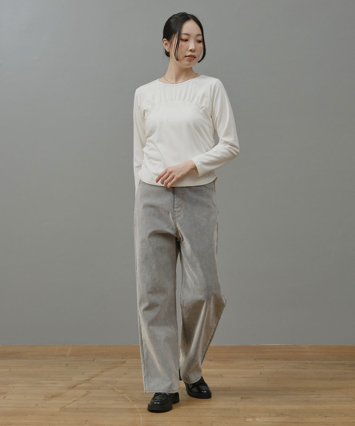 サックス / H：171㎝/ FREE  着用