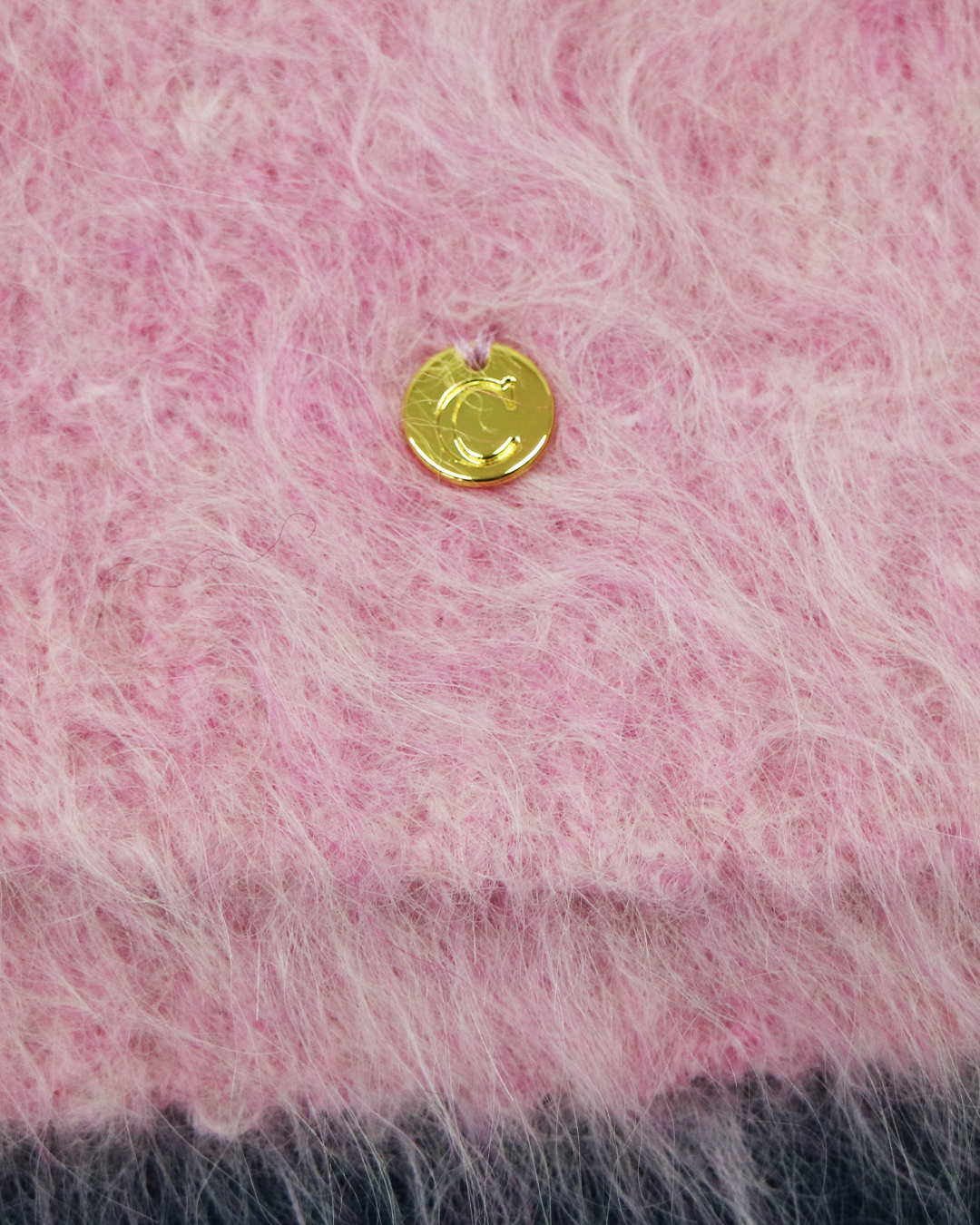 アルパカシャギーショートニット