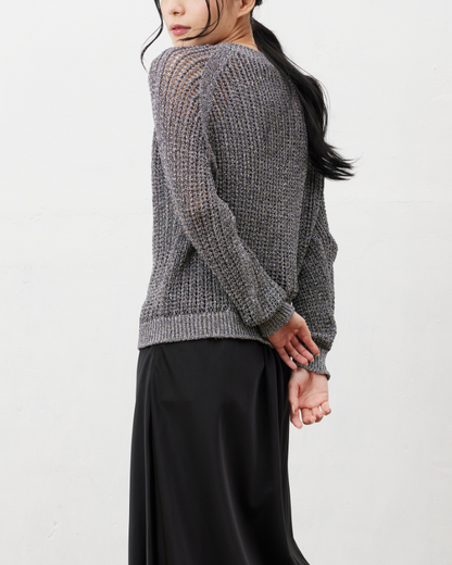 SUWAニットラメリリープルオーバー