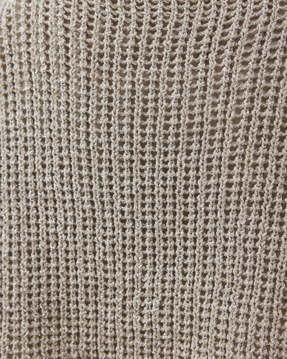 ラメリリーニットベスト