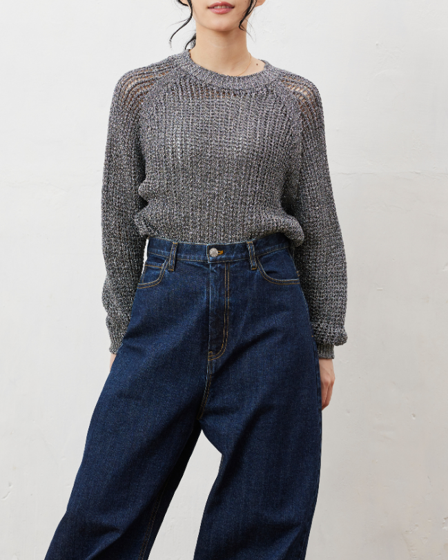 SUWAニットラメリリープルオーバー