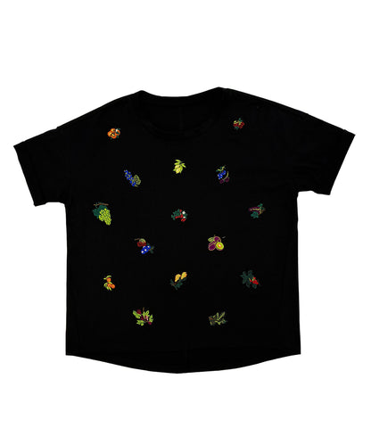 フルーツ刺繍Tシャツ