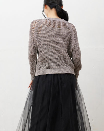 SUWAニットラメリリープルオーバー