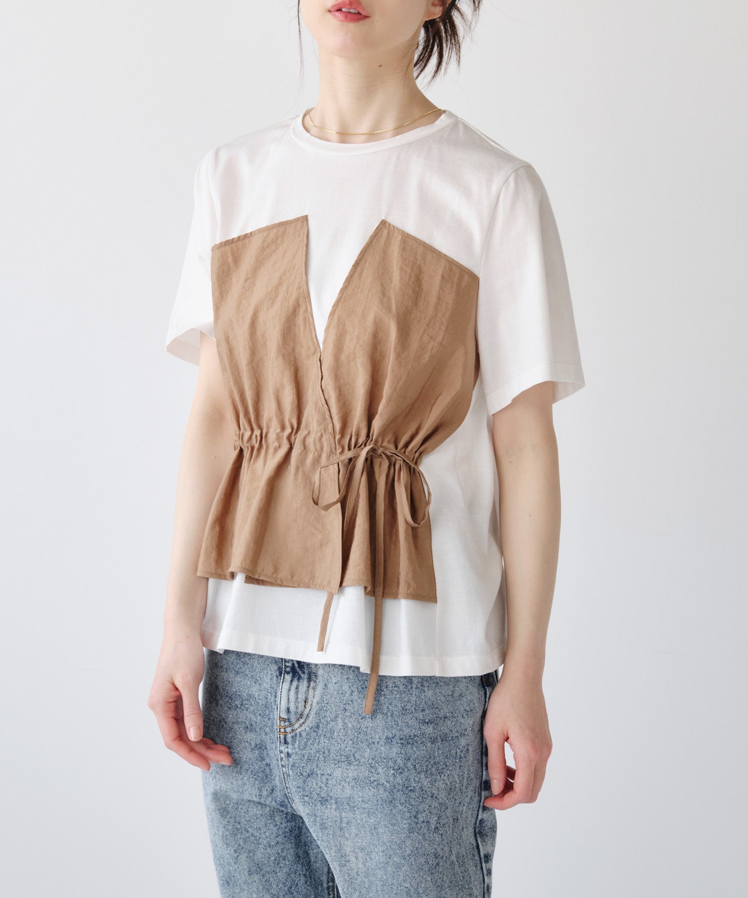 ビスチェライクドロストTシャツ｜Nunc.（ヌンク）公式通販｜30代の自分