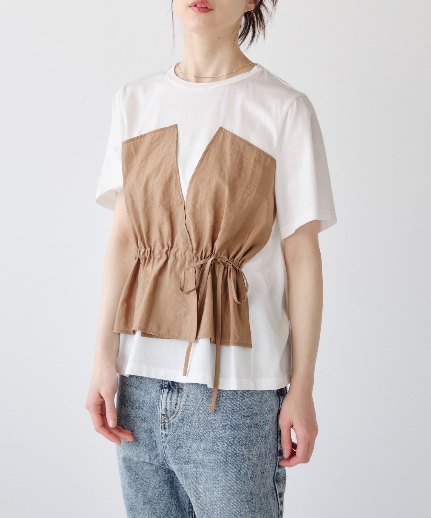 【予約商品】ビスチェライクドロストTシャツ