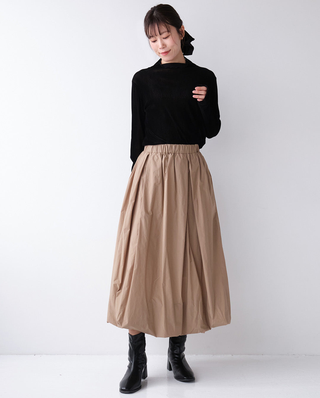 バルーンロングスカート