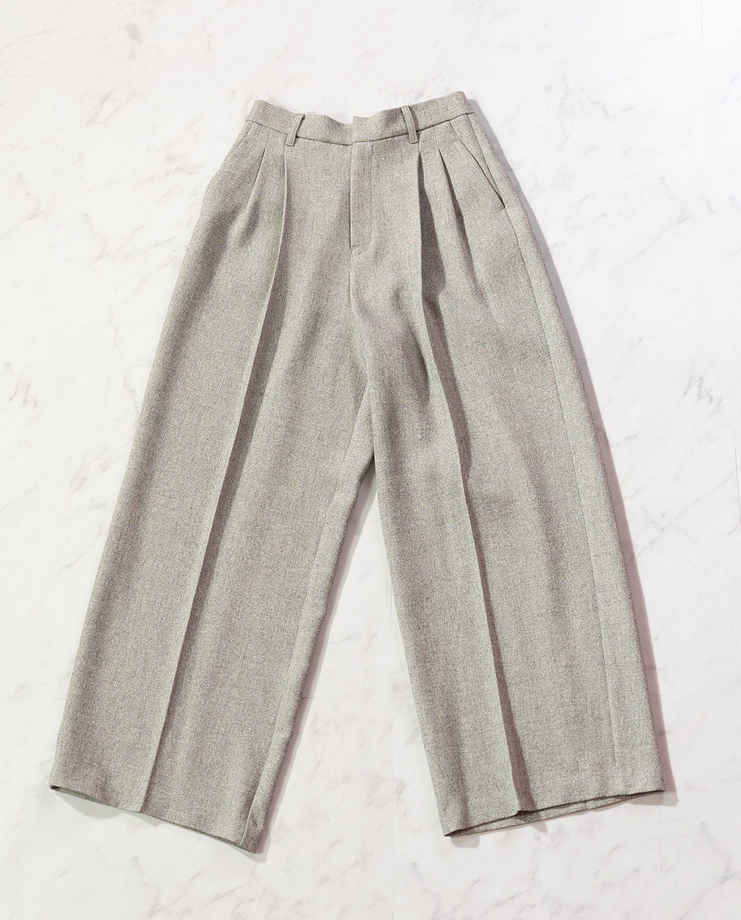 マニッシュタックワイドパンツ