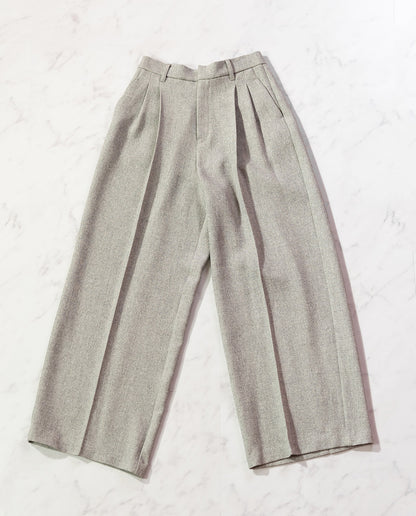 マニッシュタックワイドパンツ