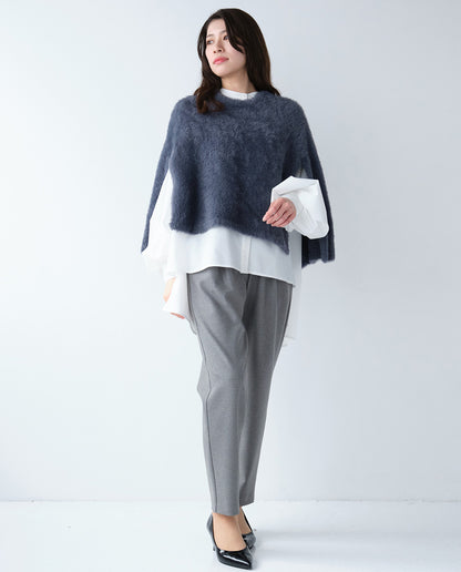 フェザーニットケープ