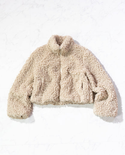 ループファーショートブルゾン