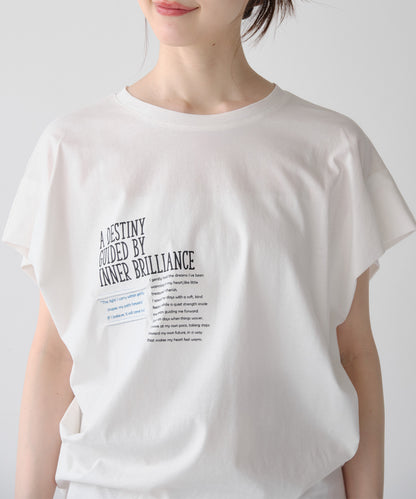 配色ロゴTシャツ