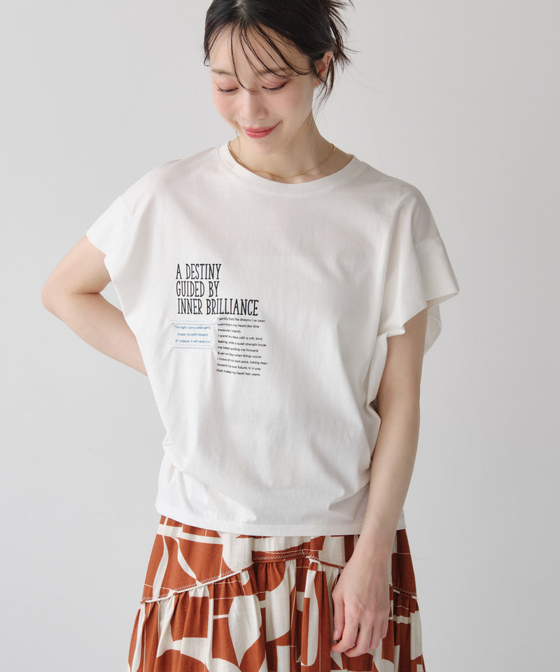 配色ロゴTシャツ