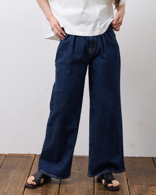 【KAIHARA】フロントタックバギーデニム