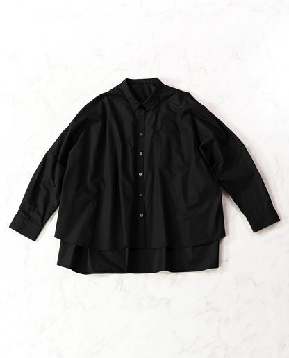 バックギャザーワイドブラウス