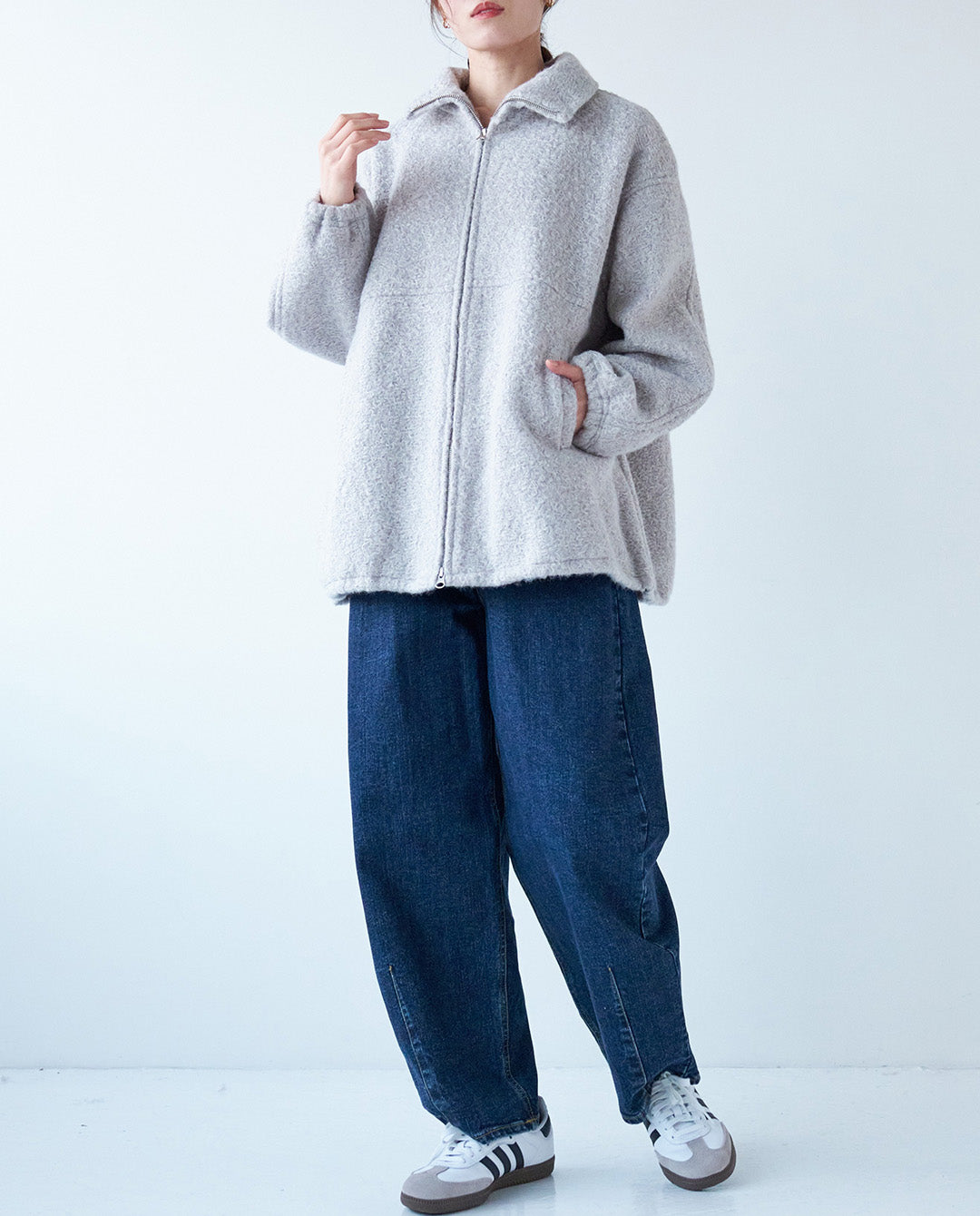 ウェイビーニードルジップコート