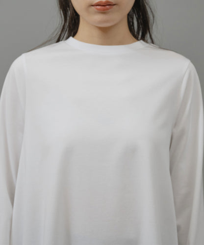 レースヘムロングTシャツ