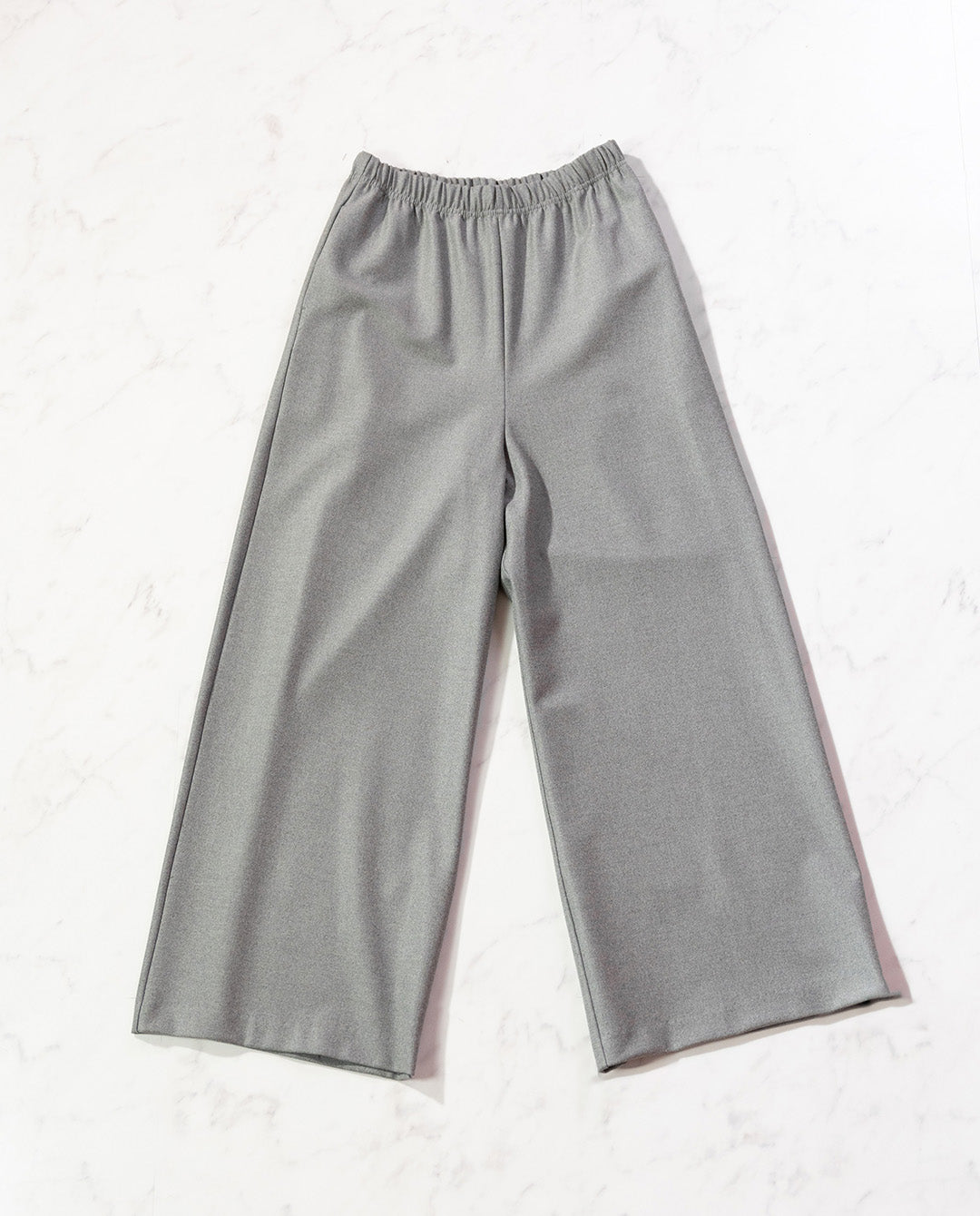 両面起毛イージーワイドパンツ