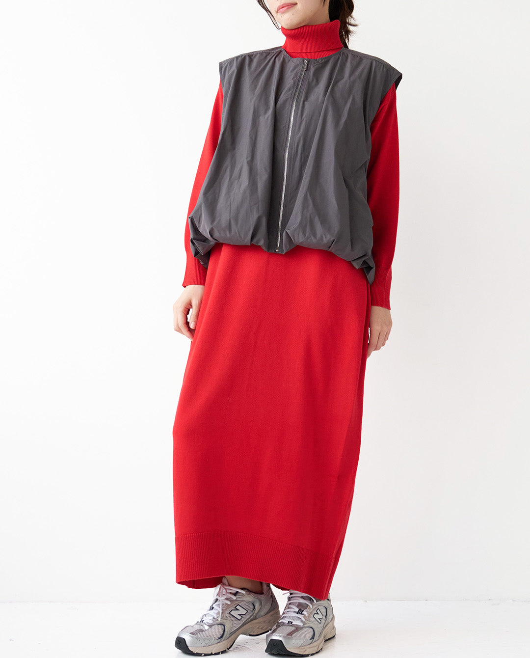 バルーンジップアップベスト