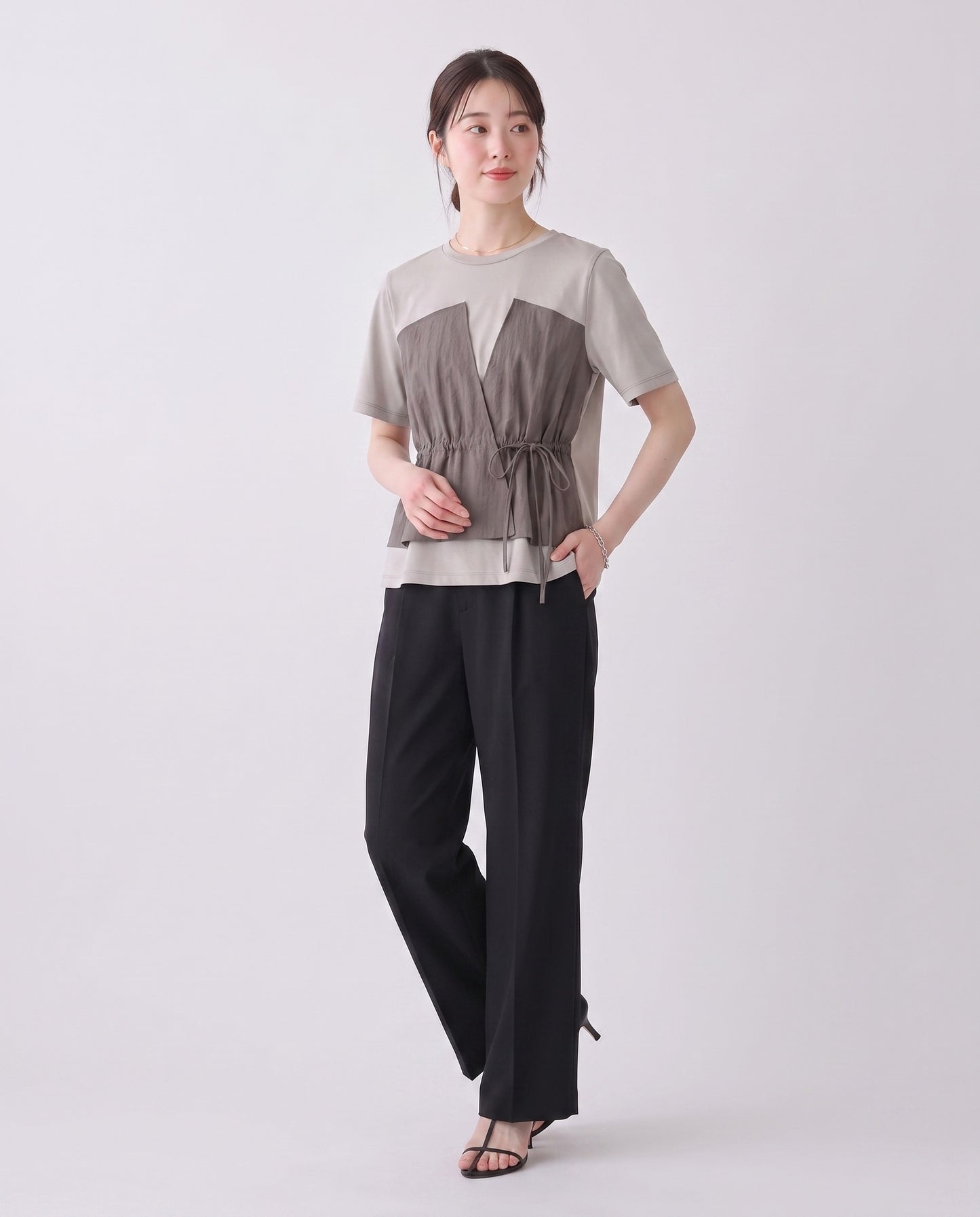 ビスチェライクドロストTシャツ
