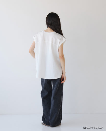 ストレートデニムパンツ
