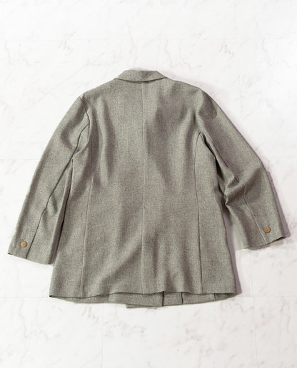 エステルストレッチダブルテーラードジャケット
