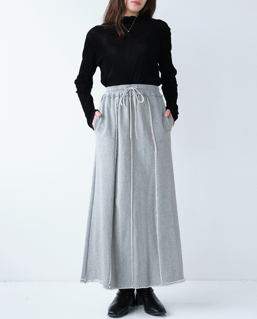 カットオフジャージースカート