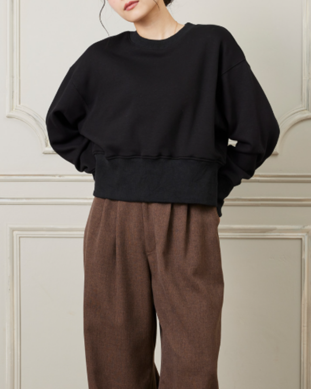 ボンバーヒートコルセットスウェット