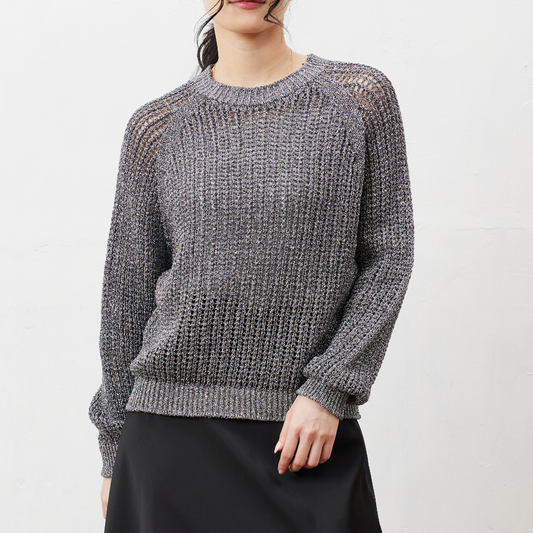 SUWAニットラメリリープルオーバー