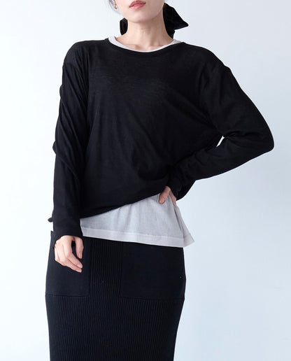 シアーロングTシャツ