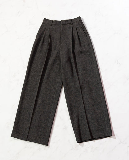マニッシュタックワイドパンツ
