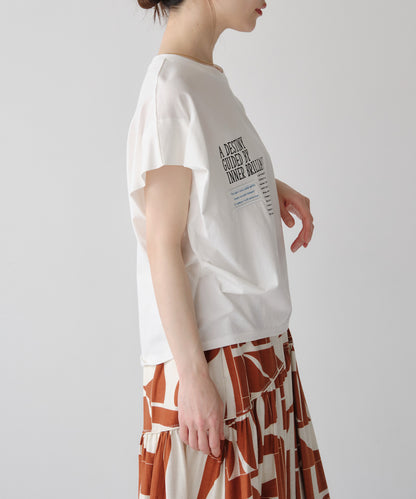 配色ロゴTシャツ