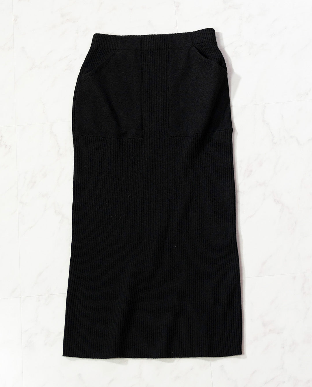 リブニットスカート
