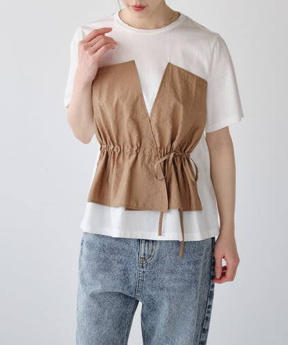 【予約商品】ビスチェライクドロストTシャツ