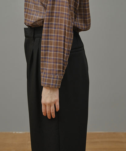 ボンディング裏フリースワイドパンツ