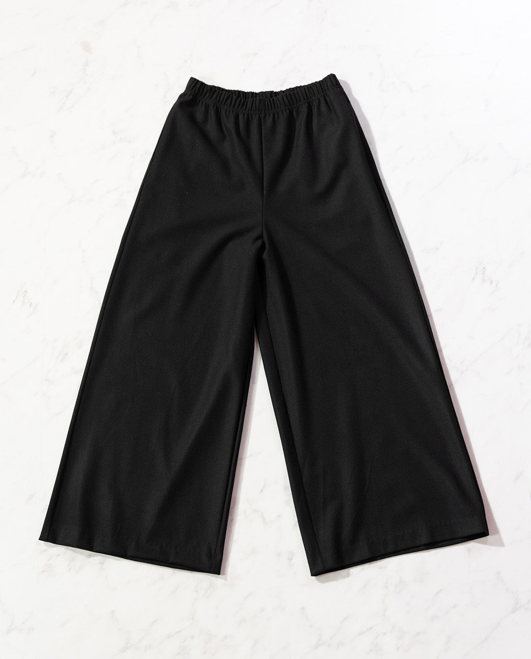 両面起毛イージーワイドパンツ