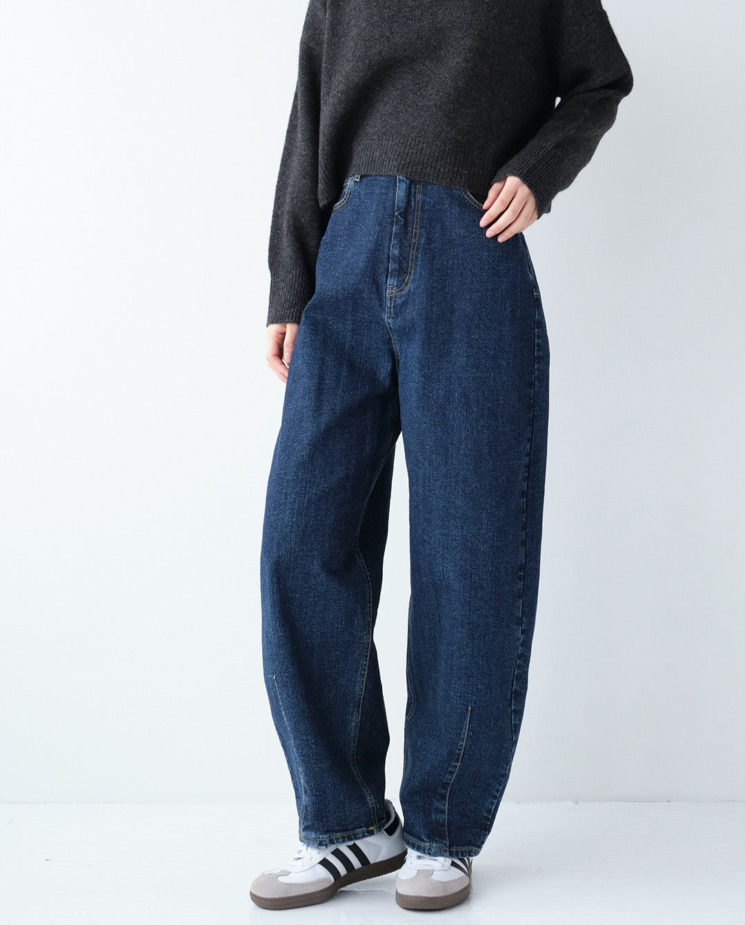 【KAIHARA】カーブデニムパンツ