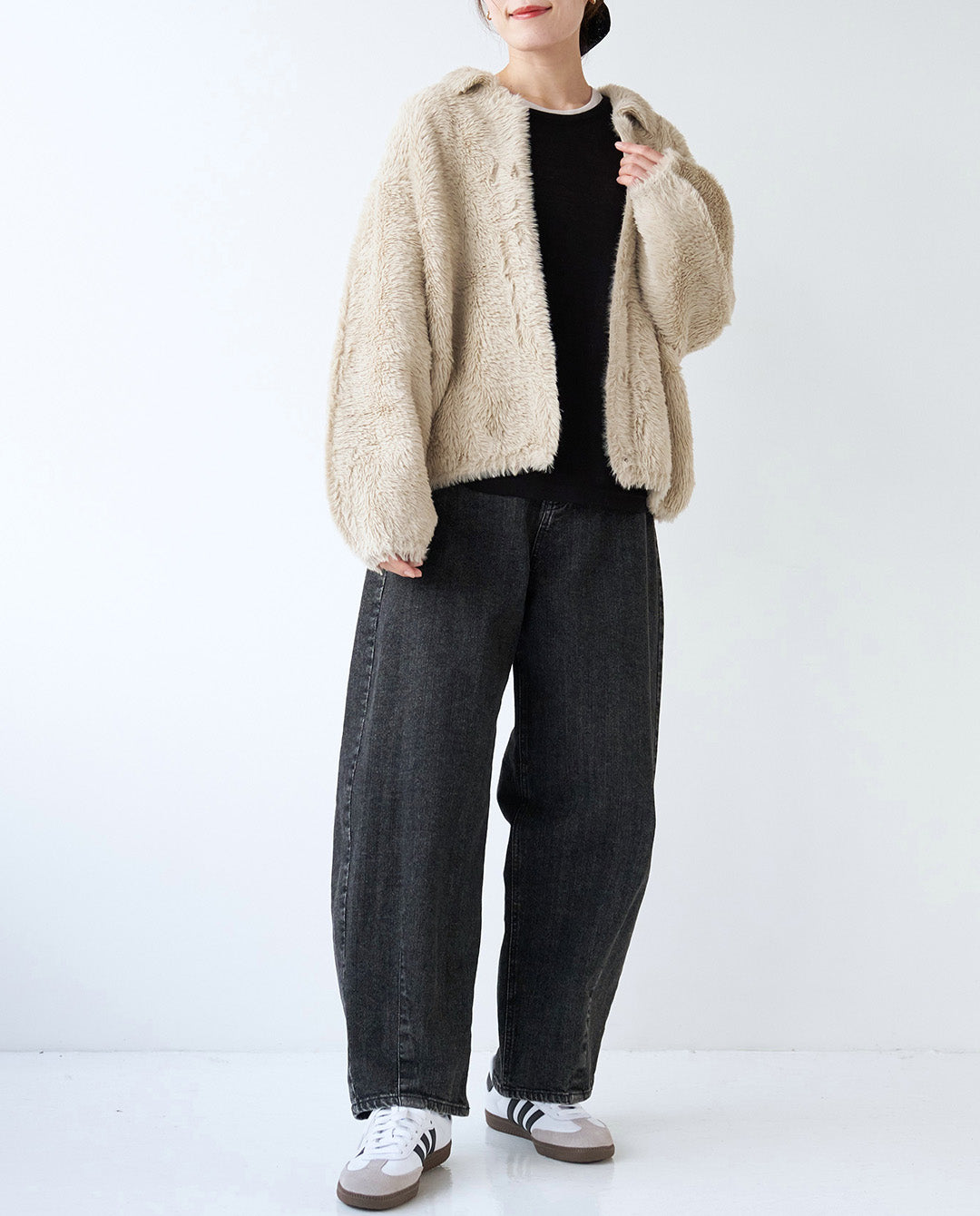 【KAIHARA】カーブデニムパンツ