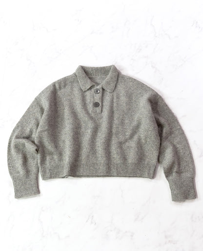 襟付きショートニット