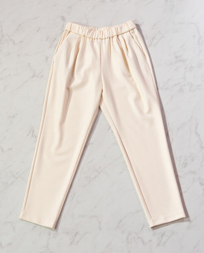 両面起毛テーパードパンツ