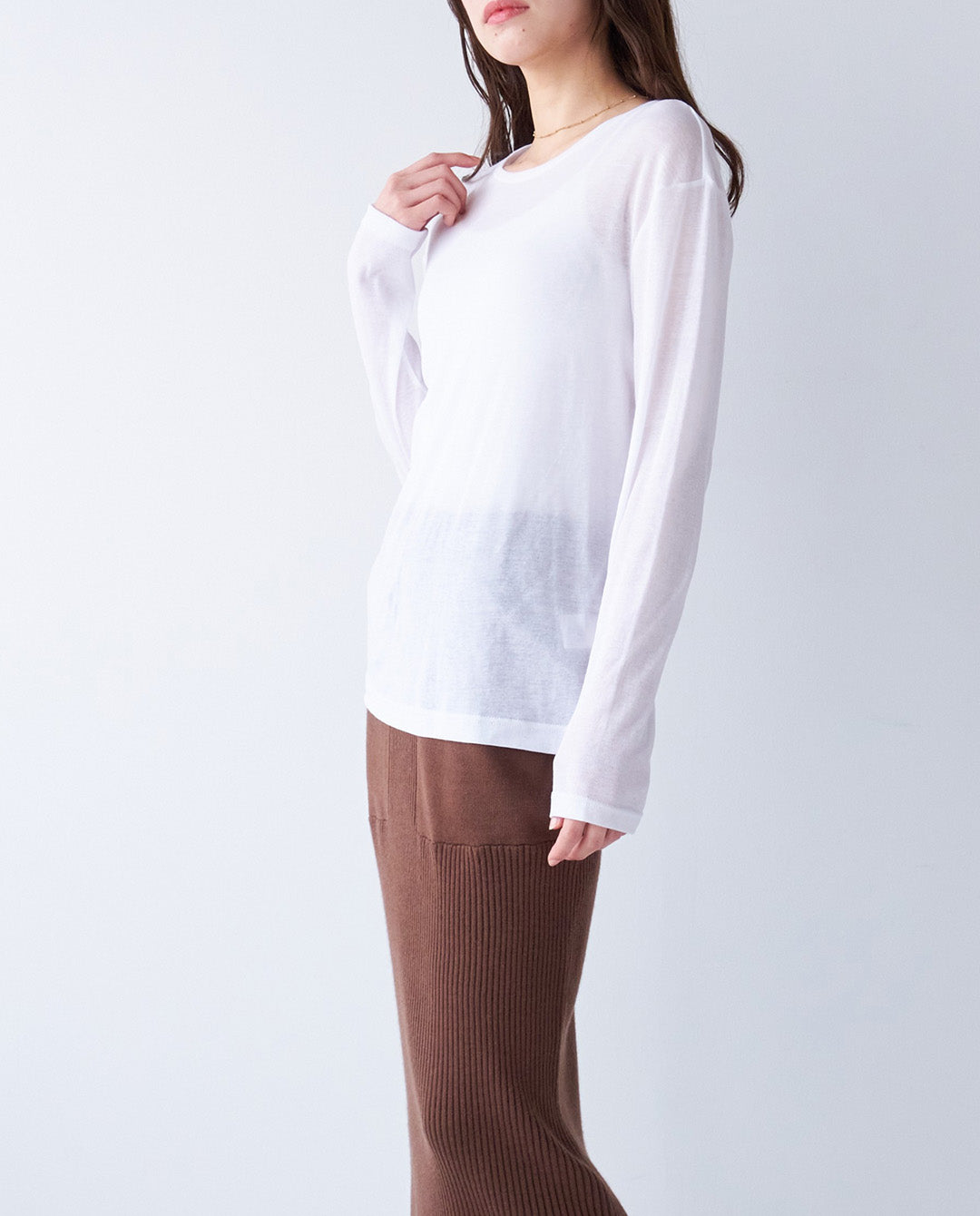 シアーロングTシャツ
