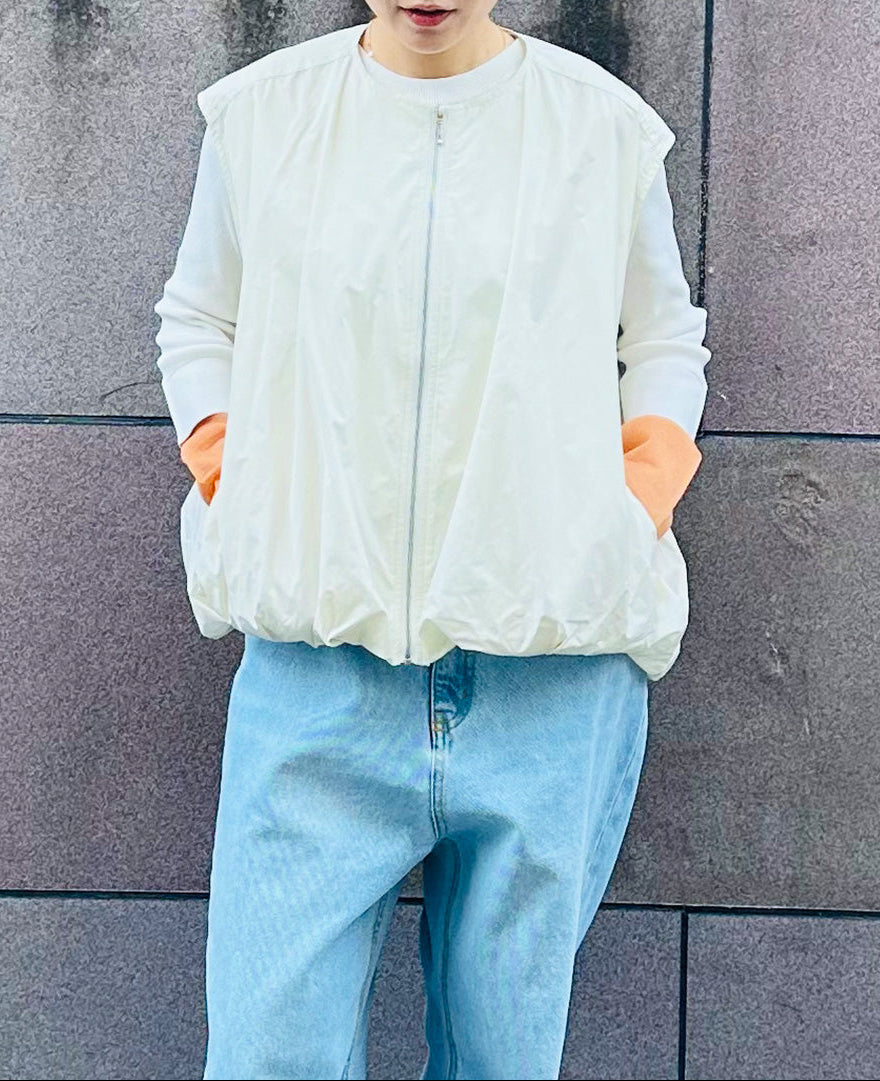 バルーンジップアップベスト