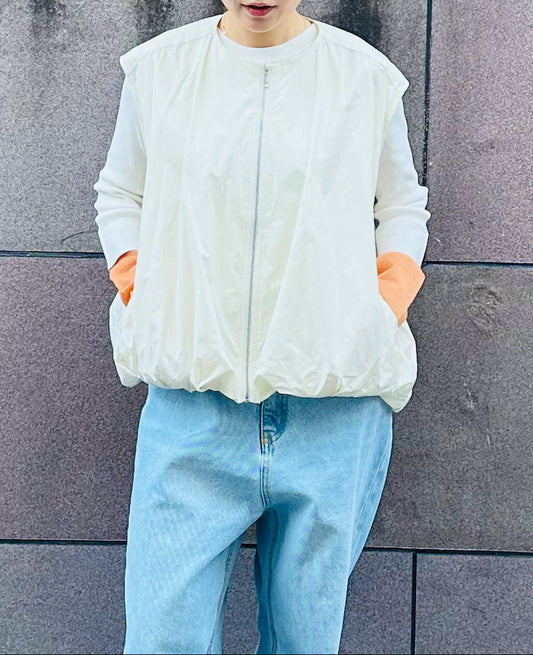 バルーンジップアップベスト