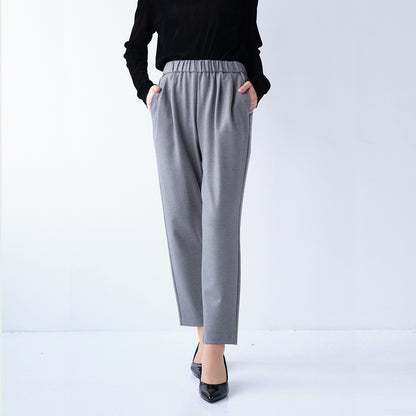 両面起毛テーパードパンツ