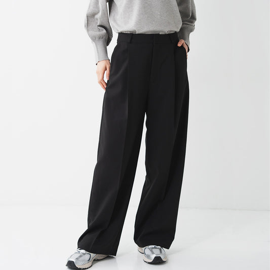 リネンライクワイドパンツ