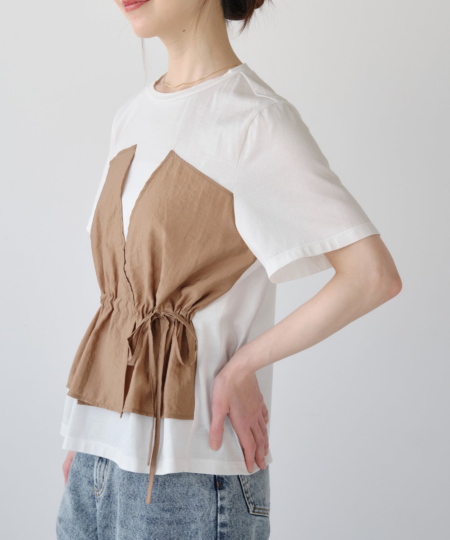 【予約商品】ビスチェライクドロストTシャツ