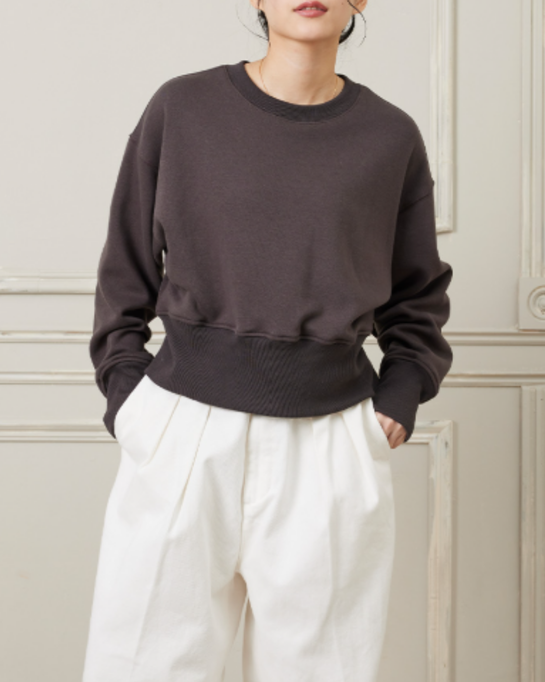 ボンバーヒートコルセットスウェット