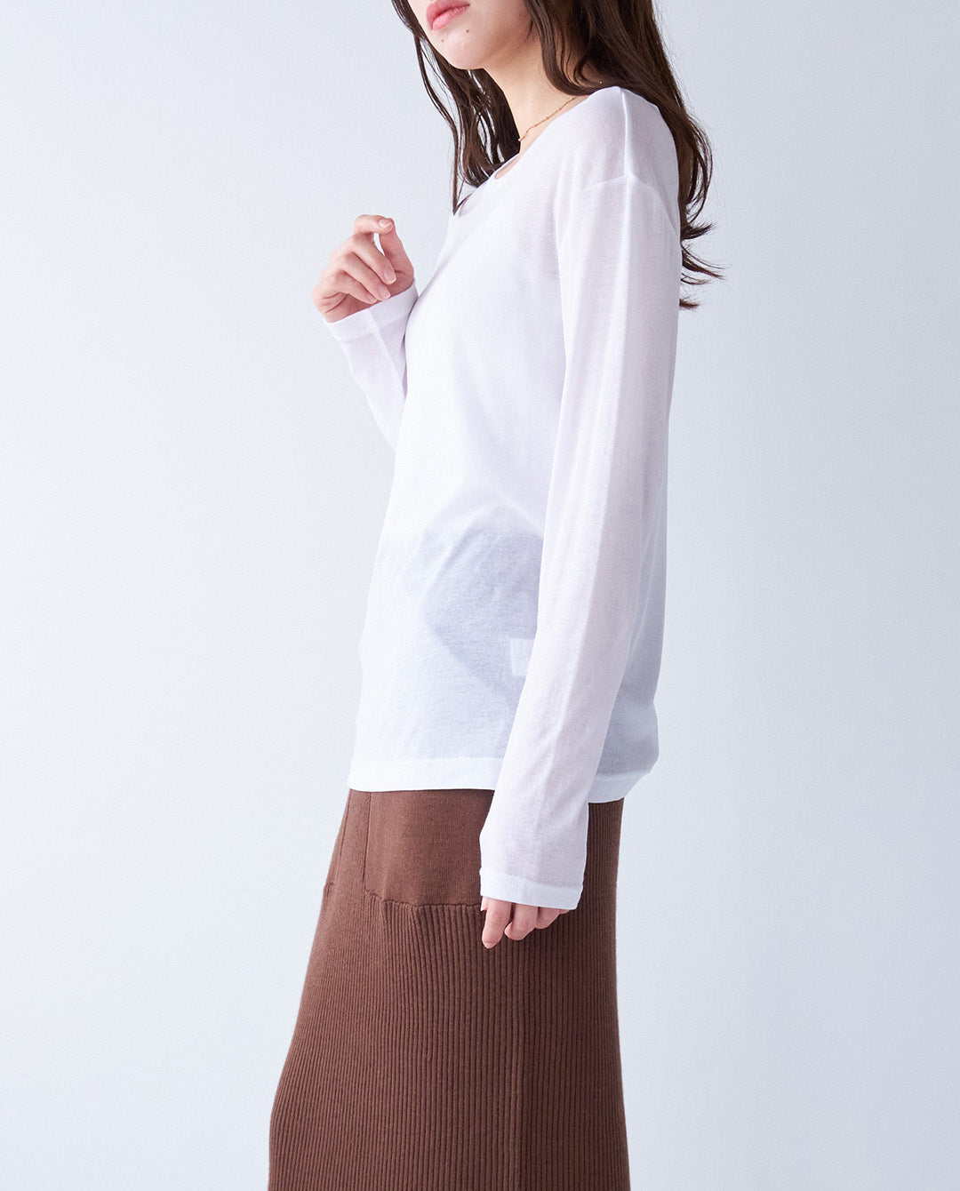 シアーロングTシャツ